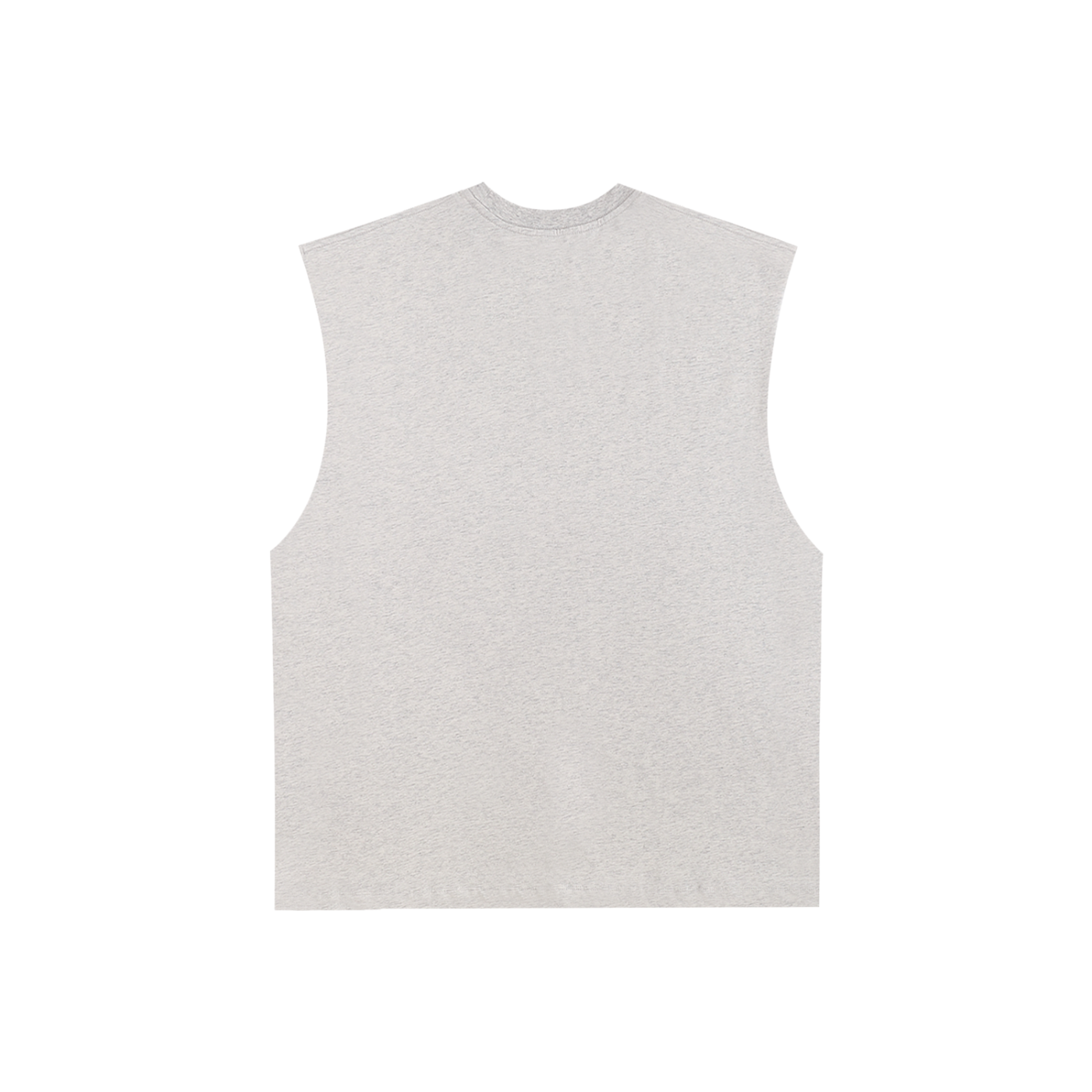ODMPOD Gym Life Raw Edge Cotton Tank Top featuring a sleeveless design and casual fit with raw edge detailing.