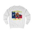 Texas Strong Powerlifting Sweatshirt – "Everything Is Bigger Here" Gym Pullover - Grizzly Bear Graphics