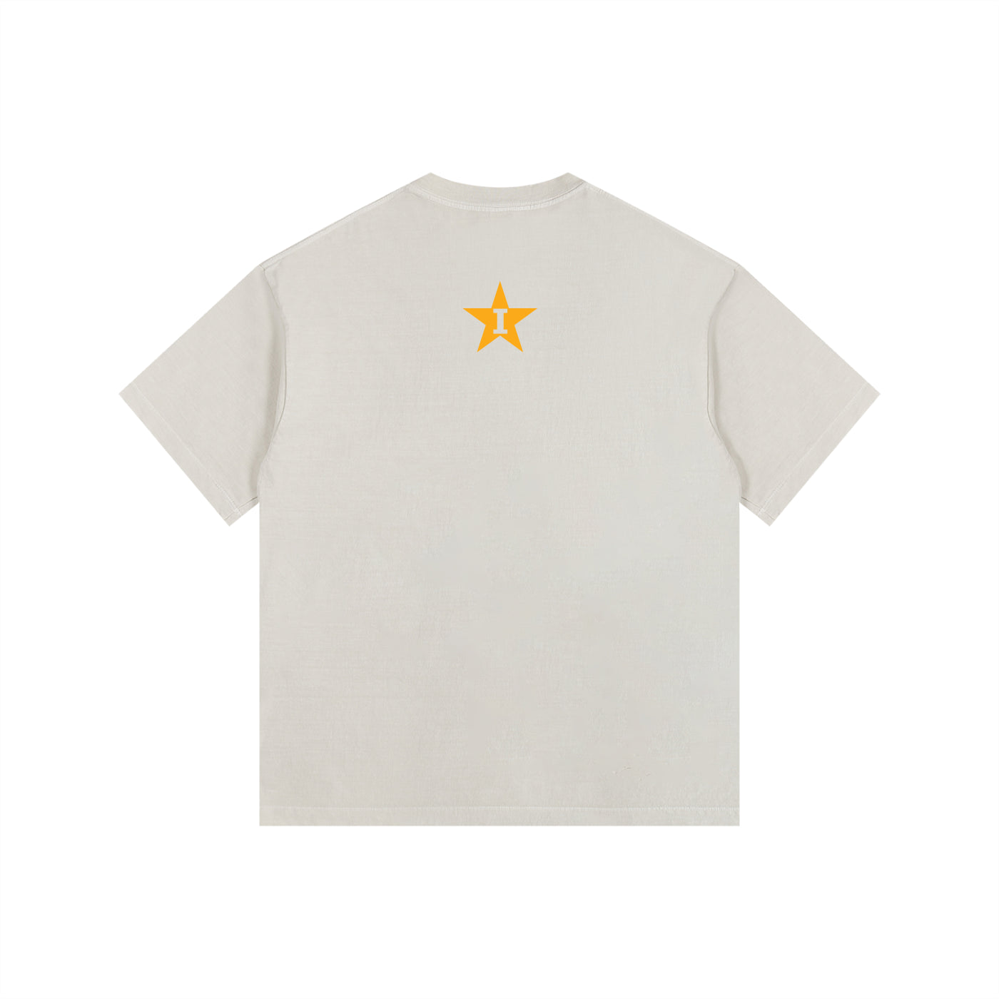 Vintage washed Iota Phi Theta oversized cotton T-shirt by ODMPOD, featuring a relaxed fit and bold logo design.