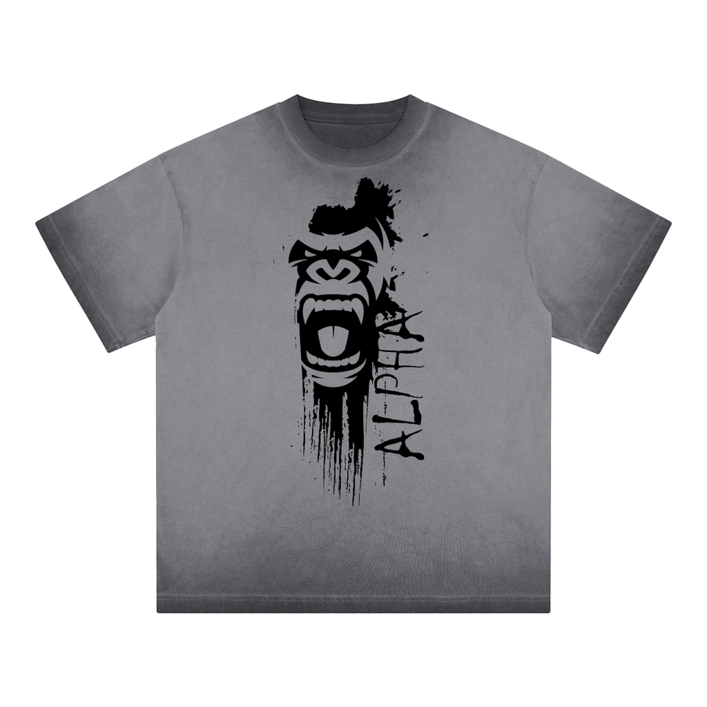 Alpha Reverse Dyed Loose Cotton T-Shirt