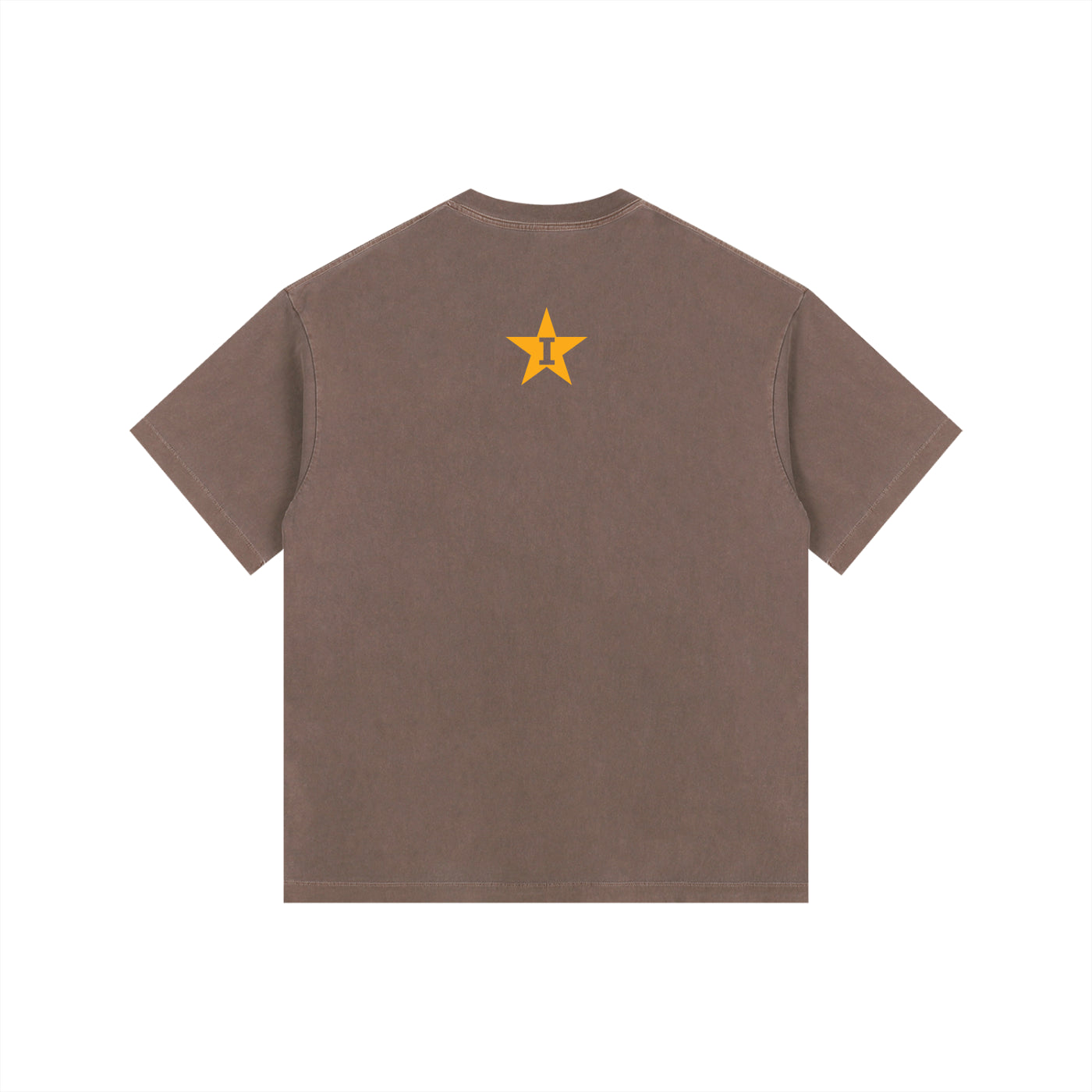 Vintage washed Iota Phi Theta oversized cotton T-shirt by ODMPOD, featuring a relaxed fit and classic logo design.