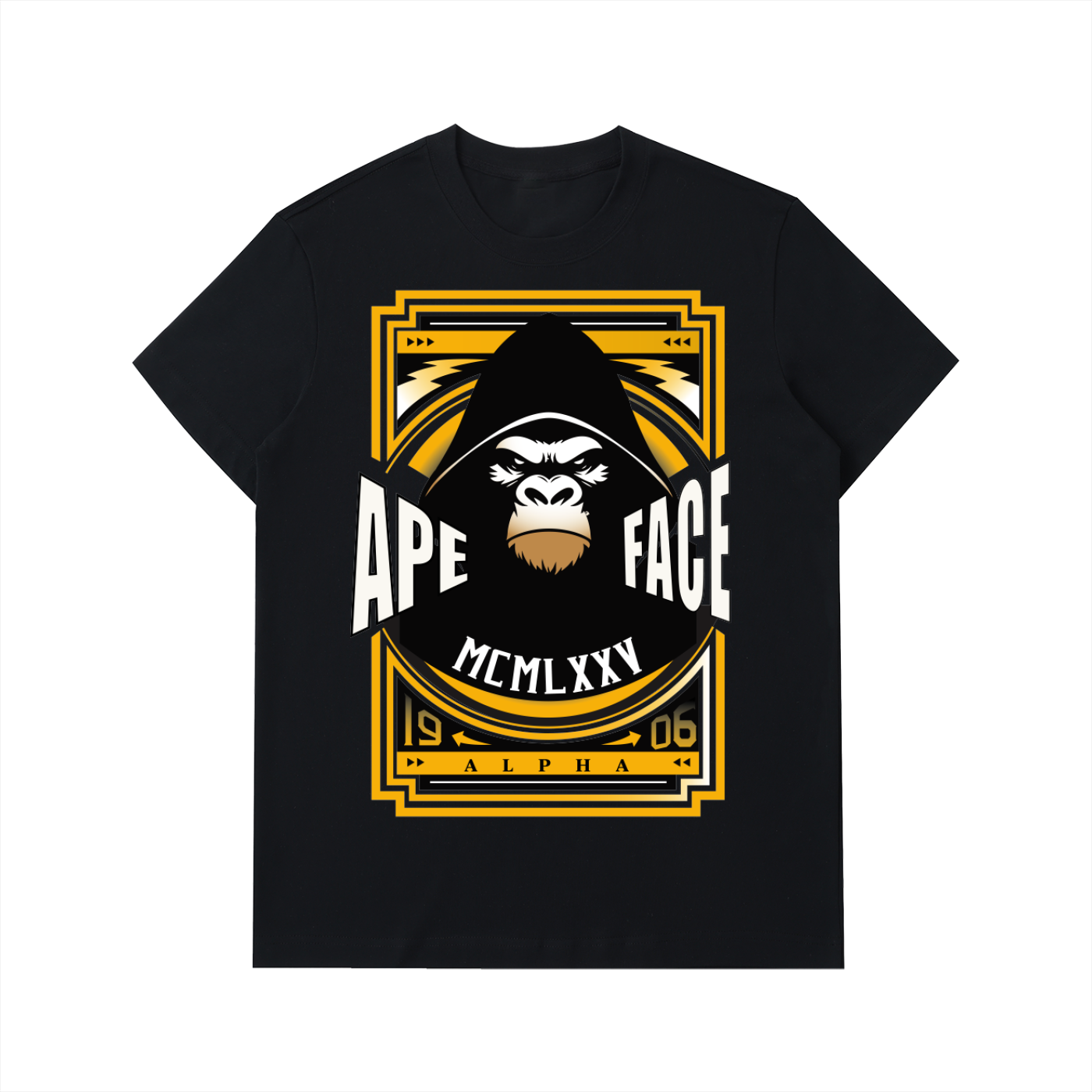 Ape Face Essential Heavyweight Cotton T-Shirt