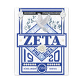 Zeta Phi Beta Sorority canvas print featuring grizzly bear graphics, printed on high-quality canvas by Printify.