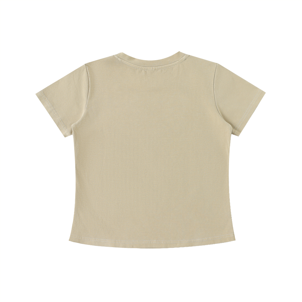 ODMPOD Iota Sweetheart Vintage Wash Slim Fit T-shirt shown in soft fabric with a vintage-inspired design and slim fit style.