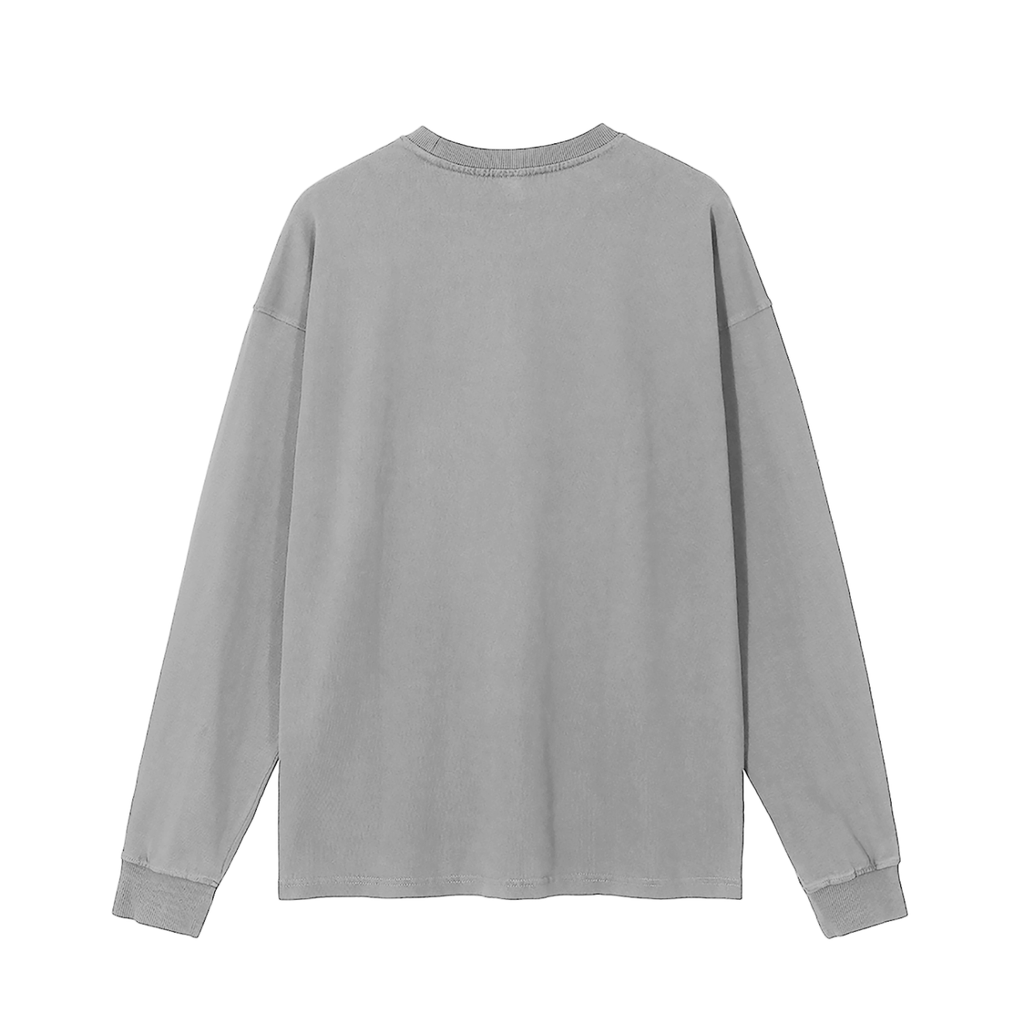 Vintage Washed Long Sleeve T-Shirt - Grizzly Bear Graphics