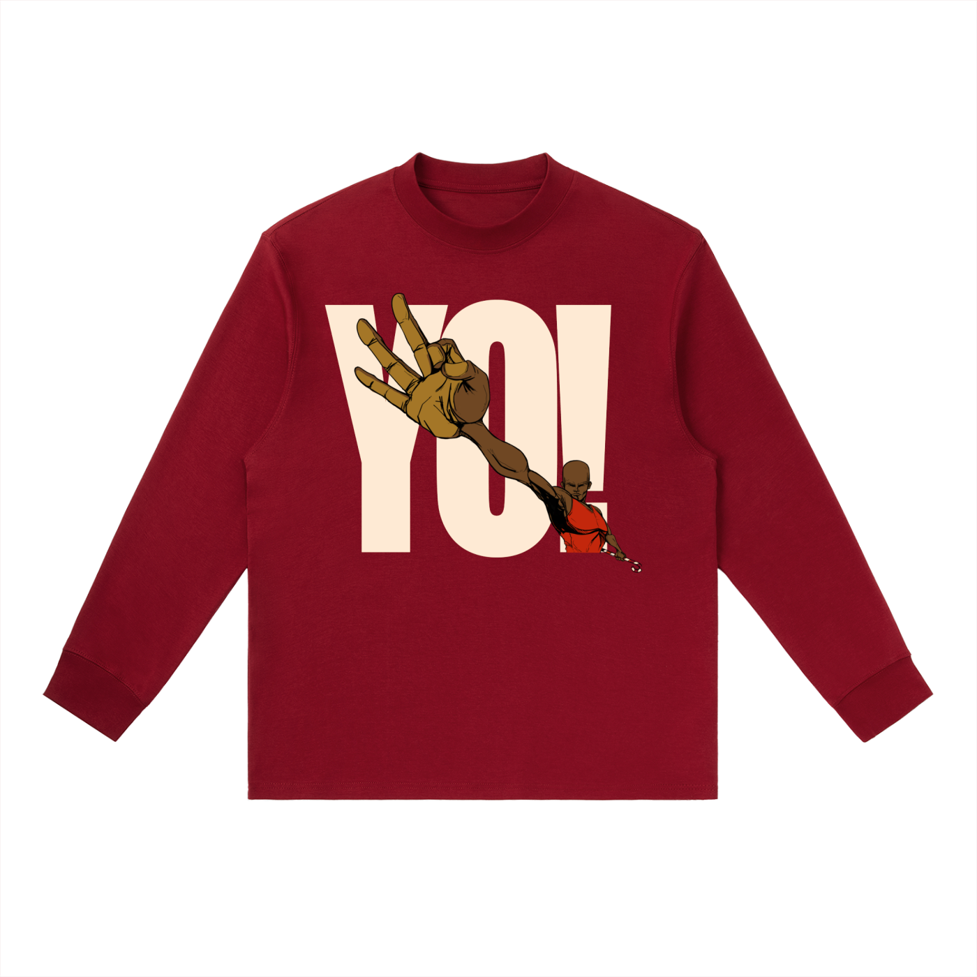 Kappa Yo Essential Crewneck Long-Sleeve T-Shirt