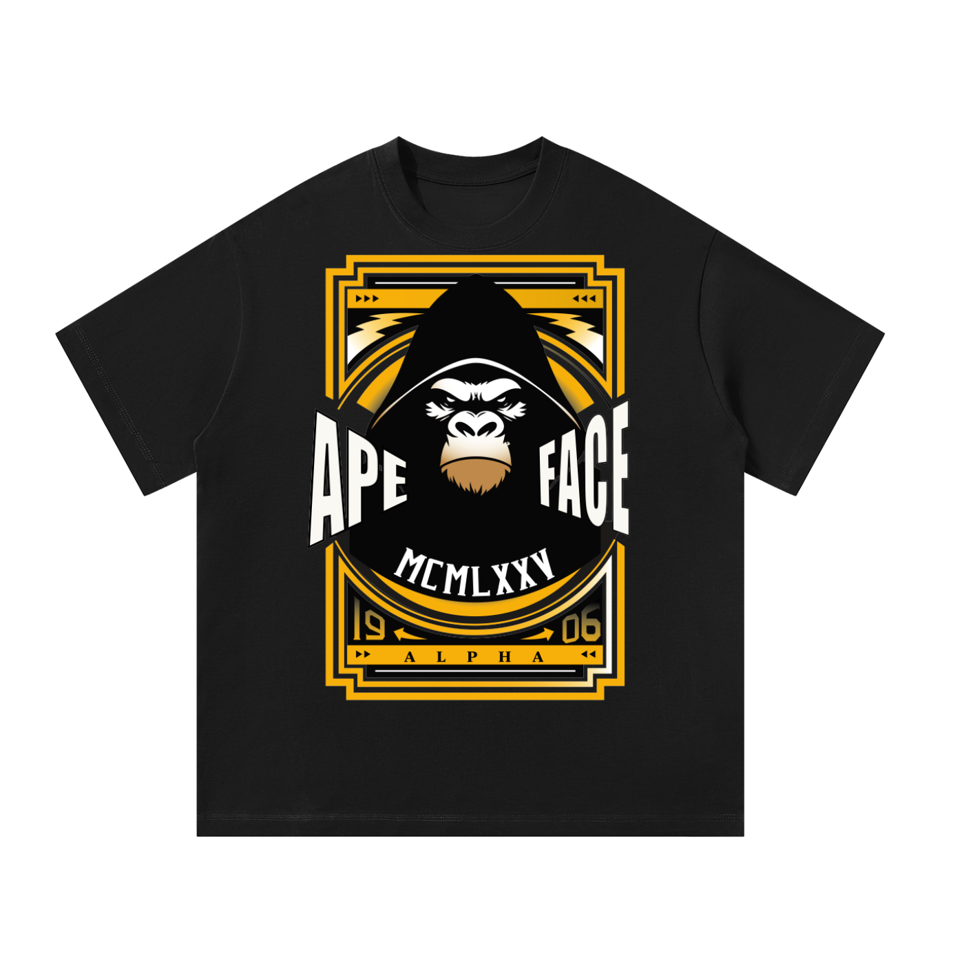 Alpha Phi Alpha Ape Face Oversized T-Shirt