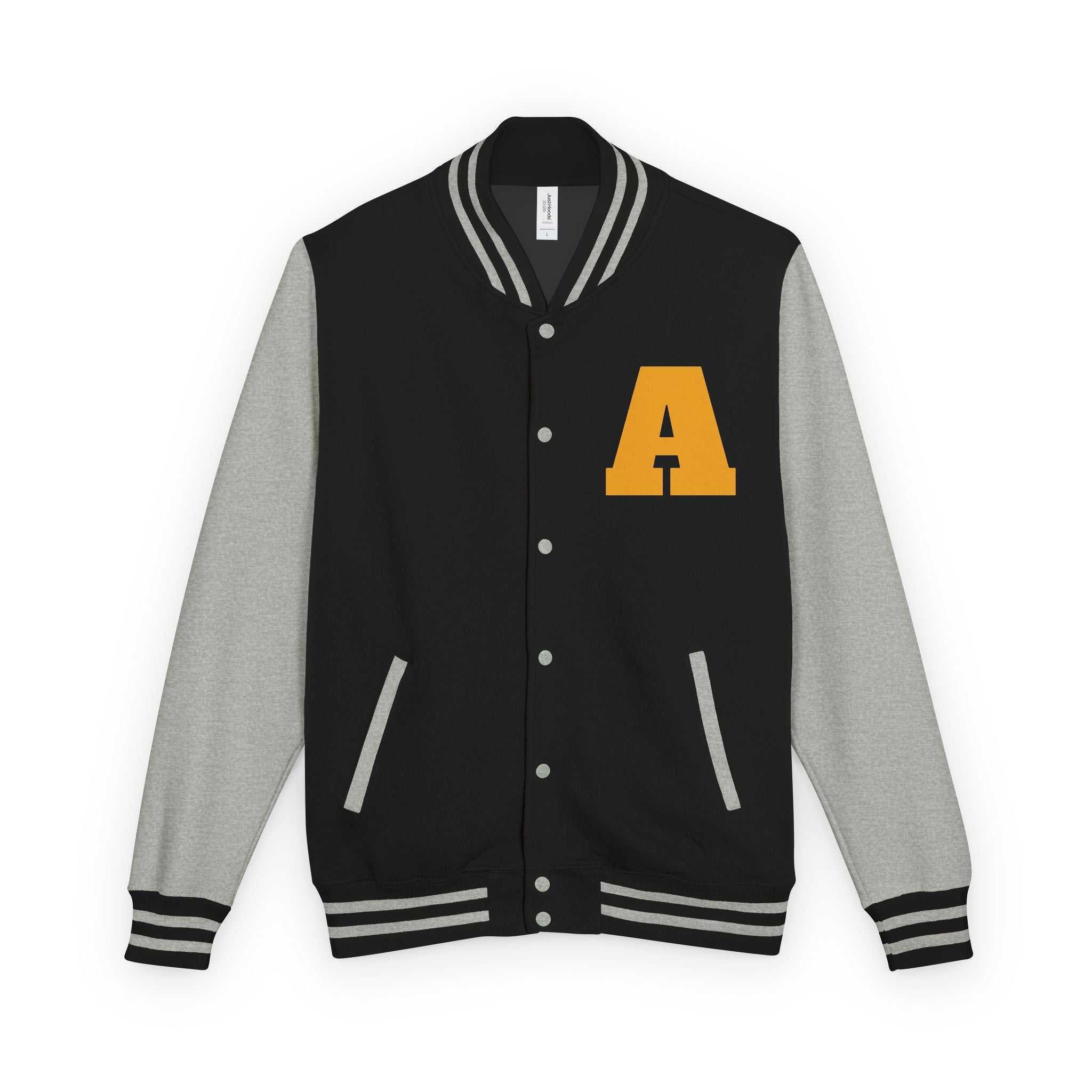 Alpha Letterman Jacket — Ape Face Varsity Jacket with 'A' Patch