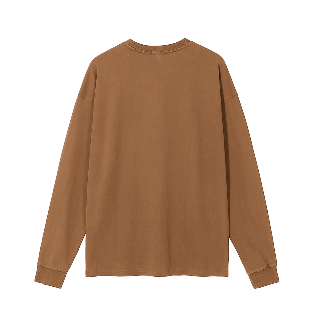 Vintage Washed Long Sleeve T-Shirt - Grizzly Bear Graphics
