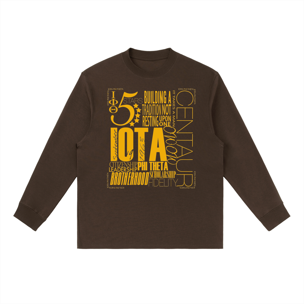 Essential Crewneck Long-Sleeve T-Shirt - Grizzly Bear Graphics