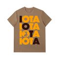 Iota repetitive Essential Heavyweight Cotton T-Shirt - Grizzly Bear Graphics