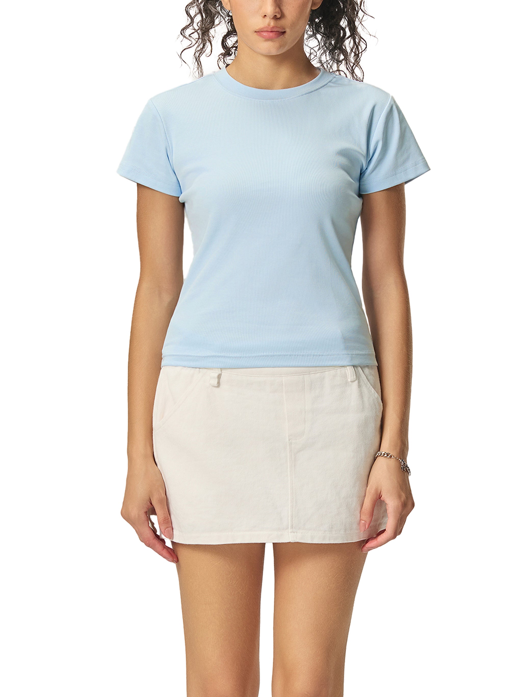 Zeta phi Beta Essential Bodycon Crewneck T-Shirt