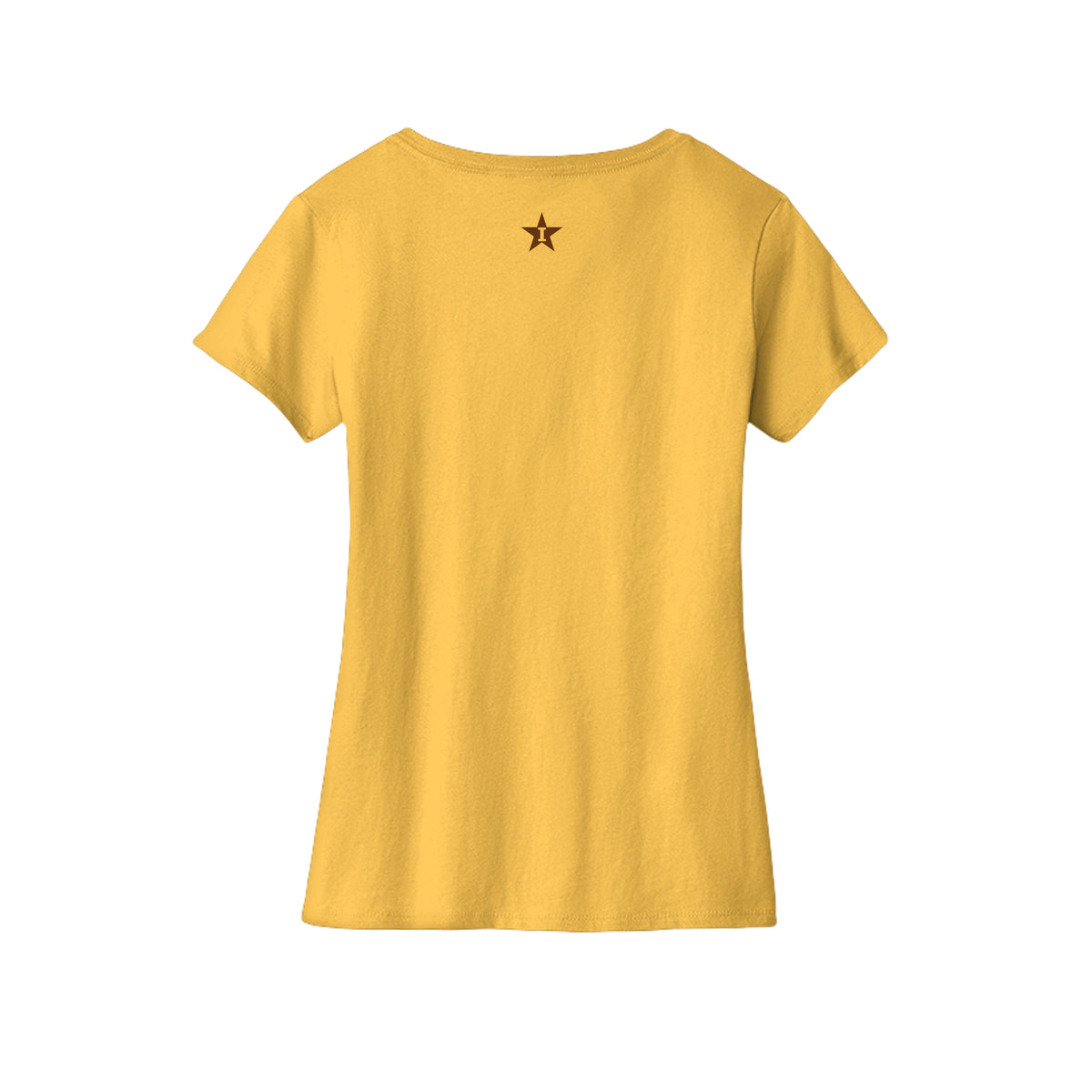Black Iota Wife T-Shirt by Grizzly Bear Graphics featuring a bold graphic design on the back.